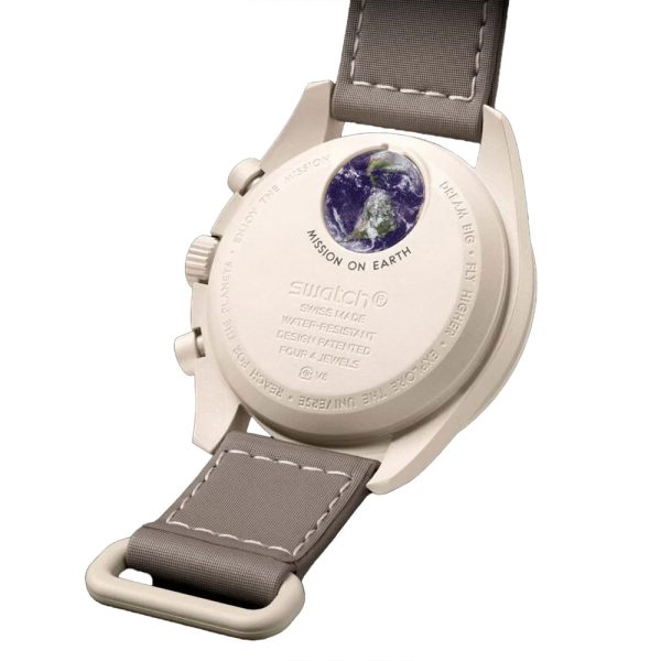 ساعت امگا سواچ مدل MISSION ON EARTH Desert Omega X Swatch SO33T103