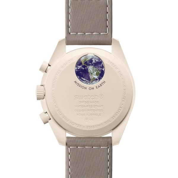 ساعت امگا سواچ مدل MISSION ON EARTH Desert Omega X Swatch SO33T103