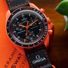 ساعت امگا سواچ مدل Omega X Swatch MISSION ON EARTH LAVA SO33O100