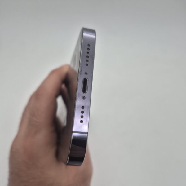 گوشی موبایل دست دوم iPhone 14 Promax رنگ بنفش حافظه 256GB تک سیم AA/A بدون ریجستر