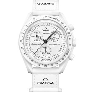 ساعت امگا سواچ مدل MISSION TO THE MOONPHASE Omega X Swatch SO33W700