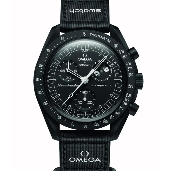ساعت امگا سواچ مدل MISSION TO THE MOONPHASE Omega X Swatch SO33B700