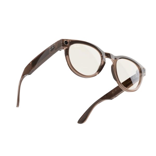 عینک هوشمند ری بن متا | RAY BAN | META HEADLINER مدل Shiny Warm Stone - Transition Saffron Yellow