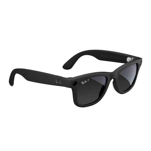 عینک هوشمند ری بن متا | RAY BAN | META Wayfarer مدل Matte Black - Polar Gradiant Graphite