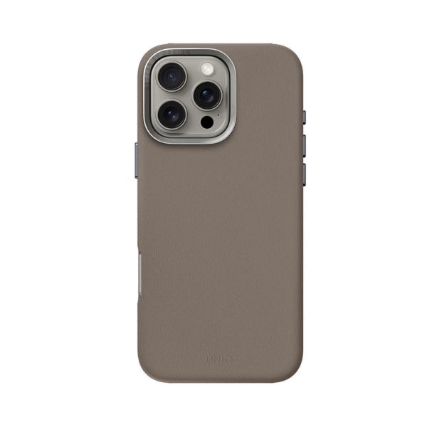 قاب آیفون 16 پرو مکس برند یونیک مدل UNIQ IPHONE 16 Pro Max Lyden MagClick خاکستری