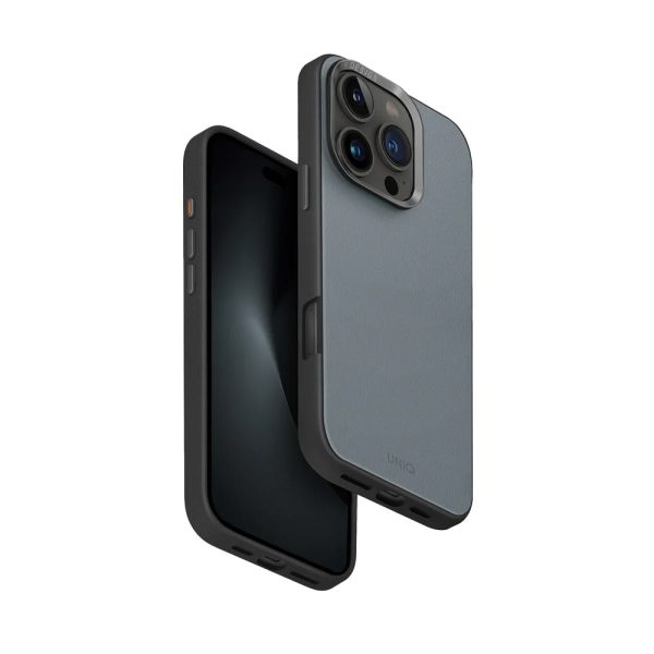 قاب آیفون 16 پرو برند یونیک مدل UNIQ IPHONE 16 Pro Lyden MagClick DS آبی/مشکی