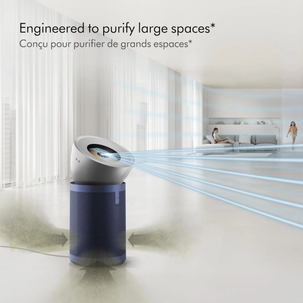 دستگاه تصفیه هوا دایسون مدل Dyson Purifier Big+Quiet Formaldehyde BP03 (Bright Nickel/Prussian Blue)(سورمه‌ای| نقره ای)
