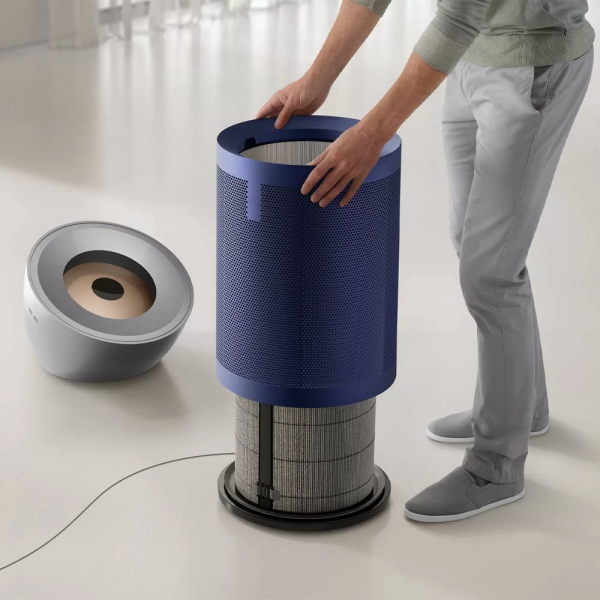 دستگاه تصفیه هوا دایسون مدل Dyson Purifier Big+Quiet Formaldehyde BP03 (Bright Nickel/Prussian Blue)(سورمه‌ای| نقره ای)