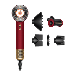 سشوار هوشمند دایسون مدل Dyson Supersonic Nural HD16 Red Velvet/Gold (زرشکی/طلایی)