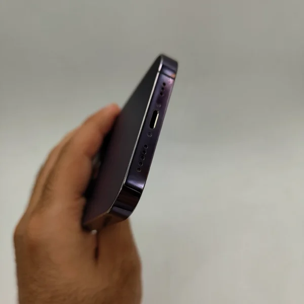 گوشی موبایل دست دوم iPhone 14 Pro رنگ بنفش حافظه 256GB دوسیم ZAA بدون رجیستری