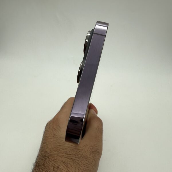 گوشی موبایل دست دوم iPhone 14 ProMax رنگ بنفش حافظه 256GB دو سیم ZA بدون رجیستری