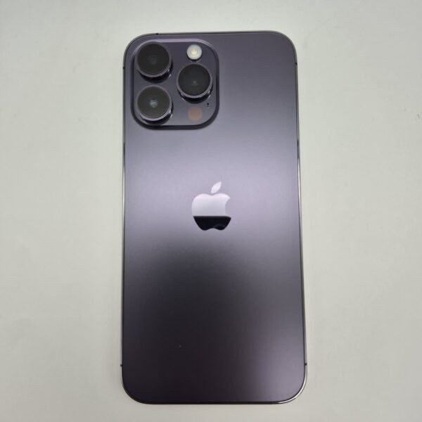 گوشی موبایل دست دوم iPhone 14 ProMax رنگ بنفش حافظه 256GB تک سیم AA بدون رجیستری