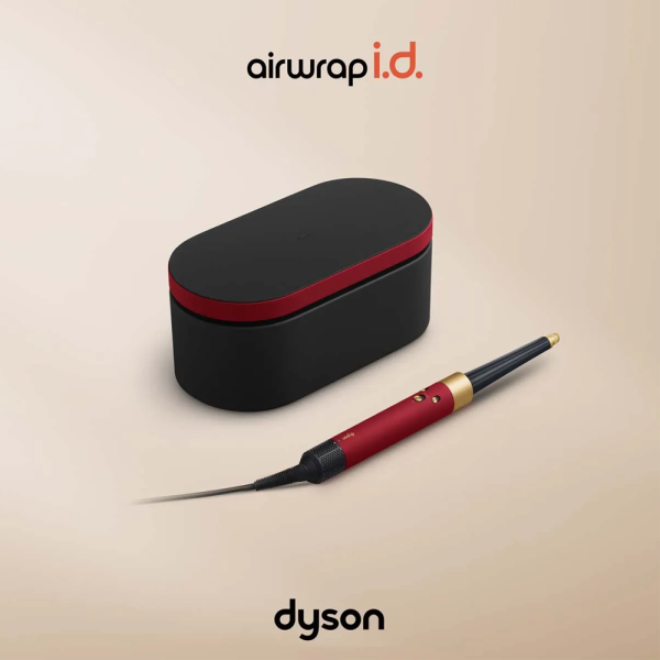 حالت دهنده مو دایسون مدل Dyson Airwrap i.d.™ multi-styler and dryer – Curly+Coily (Red velvet/Gold) ( ردولوت / طلایی)