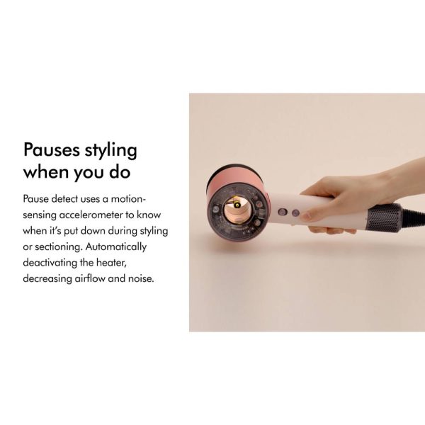 سشوار هوشمند دایسون مدل Dyson Supersonic Nural HD16 (Ceramic Pink/Rose Gold) (صورتی | رز گلد)