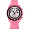 ساعت امگا سواچ مدل MISSION TO THE PINK MOONPHASE SO33P700