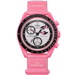 ساعت امگا سواچ مدل MISSION TO THE PINK MOONPHASE SO33P700