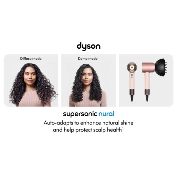 سشوار هوشمند دایسون مدل Dyson Supersonic Nural HD16 (Ceramic Pink/Rose Gold) (صورتی | رز گلد)