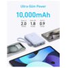پاوربانک 10000 میلی آمپر 22.5 وات انکر مدل پورتابل شارژ A1257 Anker Portable Charger Power Bank