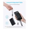 پاوربانک 10000 میلی آمپر 22.5 وات انکر مدل پورتابل شارژ A1257 Anker Portable Charger Power Bank