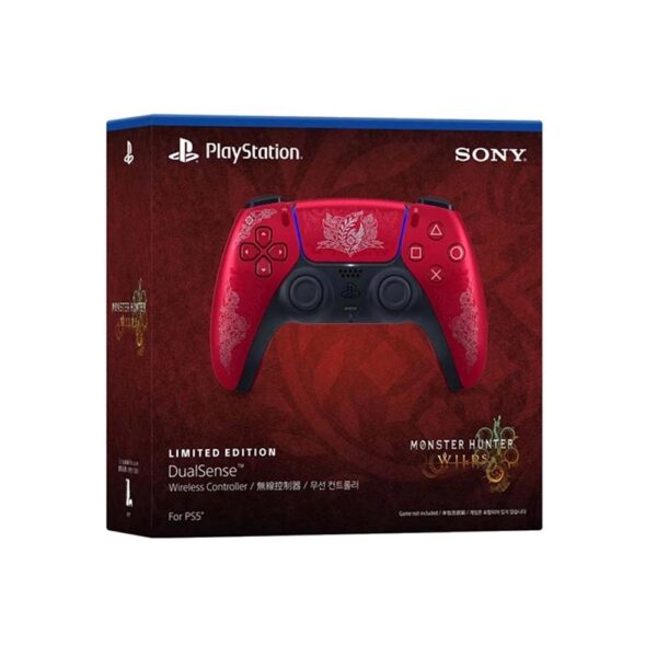کنترلر پلی استیشن 5 مدل dualsense wireless controller monster hunter limited edition