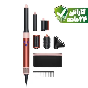 حالت دهنده مو دایسون مدل Dyson Airwrap multi-styler and dryer Complete Long Diffuse (Strawberry Bronze|Blush Pink) (صورتی|برنز) با گارانتی