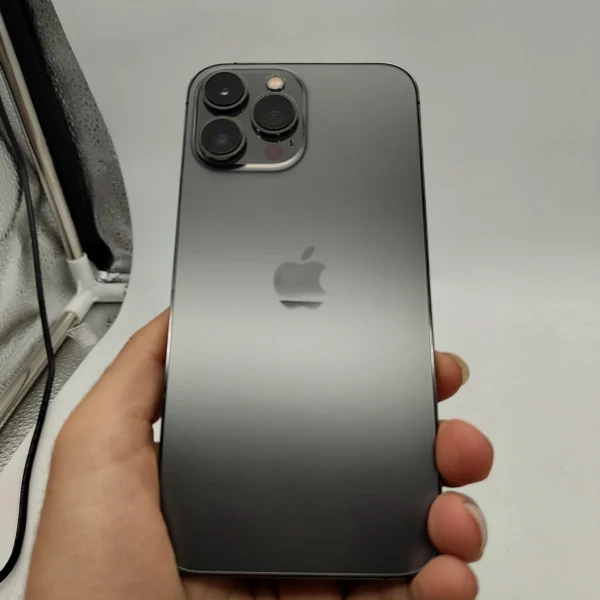 گوشی موبایل دست دوم اپل iPhone 13 ProMax رنگ گرافیت ظرفیت 256 گیگ دو سیم ZA/A