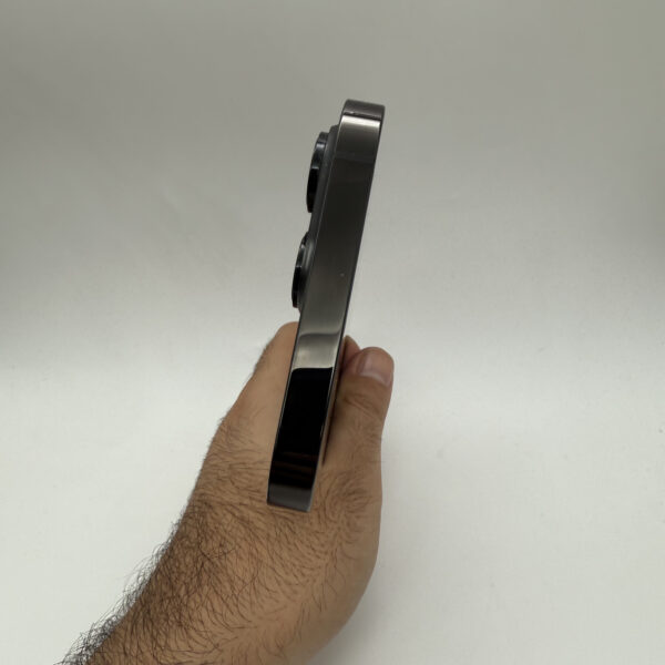 گوشی موبایل دست دوم اپل iPhone 14 ProMax رنـگ مشکی حافظه ۲۵۶ گیگابایت دو سیم کارت ZAA بدون رجیستری