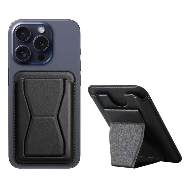 جاکارتی استندی های کپی اپل رنگ مشکی | iPhone LEATHER Wallet Black