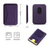 جاکارتی استندی های کپی اپل رنگ بنفش | iPhone LEATHER Wallet Purple