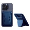 جاکارتی استندی های کپی اپل رنگ آبی | iPhone LEATHER Wallet Blue