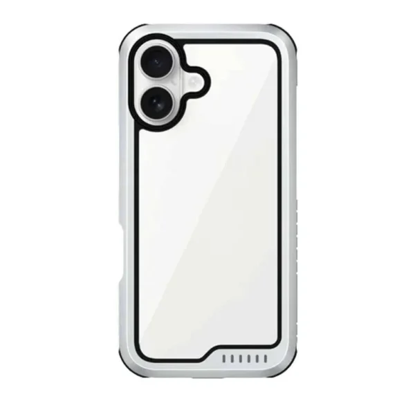 قاب KDOO مگ سیف مدل Mag Ares sport مناسب برای iphone 16 | رنگ نقره ای