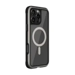 قاب KDOO مگ سیف مدل Mag Ares sport مناسب برای iphone 16 pro | رنگ تیتانیوم گری