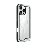 قاب KDOO مگ سیف مدل Mag Ares sport مناسب برای iphone 16 pro | رنگ نقره ای