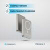 پاوربانک مگ سیف 10000 پاورولوژی Powerology Magsafe Aluminum Power Bank PPBCHA34 - تیتانیوم
