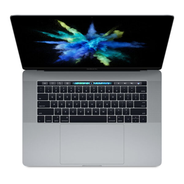 مک بوک پرو دست دوم 15.4 اینچی اپل مدل MacBook Pro MPTT2 2017 همراه با تاچ بار پردازنده Core i7 با رم ۱۶ گیک حافظه ۵۱۲ گیگ