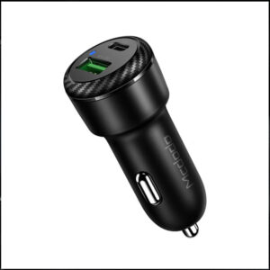 شارژر فندکی مک دو دو 38 وات مدل PD+QC Car Charger