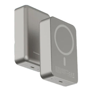 پاوربانک مگ سیف 20000 پاورولوژی Powerology Magsafe Aluminum Power Bank PPBCHA33 - تیتانیوم
