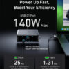 شارژر رو میزی 6 پورت انکر 250 وات مدل Smart, Ultra-Powerful Desktop Charging Station - A2345641