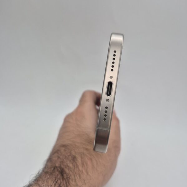 گوشی موبایل دست دوم اپل iPhone 15 ProMax رنگ Natural Titanium حافظه 256 گیگ رجیستـر نشده ZA