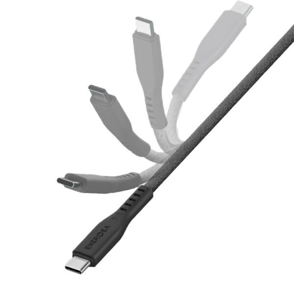 کابل فست شارژ کنفی انرژیا 1.5 متری USB-C به Lightning مدل FLOW رنگ مشکی
