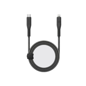 کابل فست شارژ کنفی انرژیا 1.5 متری USB-C به Lightning مدل FLOW رنگ مشکی