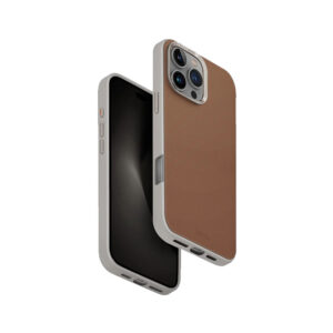 قاب آیفون 16 پرو مکس برند یونیک مدل UNIQ IPHONE 16 Pro Max Lyden MagClick کارامل / خاکستری