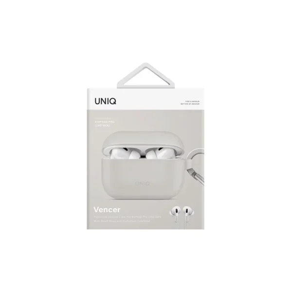 قاب ایرپاد پرو نسل 2 یونیک مدل UNIQ Vencer Chalk Gray | رنگ خاکستری