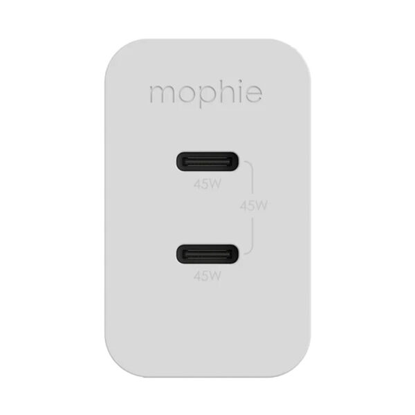 شارژر دیواری موفی 45 وات دو پورت مدل Speedport 45W 2-port GaN USB-C
