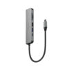 هاب 6 در 1 انرژیا 60 وات مدل AluHub HD3 Aluminum USB-C