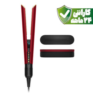 سشوار و صاف‌کننده مو دایسون مدل Dyson Airstrait HT01 (Red Velvet/Gold زرشکی/طلایی) با گارانتی ۲۴ ماهه شرکتی