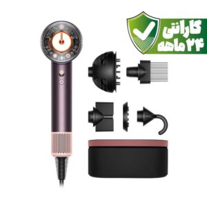 سشوار هوشمند دایسون مدل Dyson Supersonic Nural HD16 (Jasper Plum) (یاسی | صورتی) با گارانتی ۲۴ ماهه شرکتی