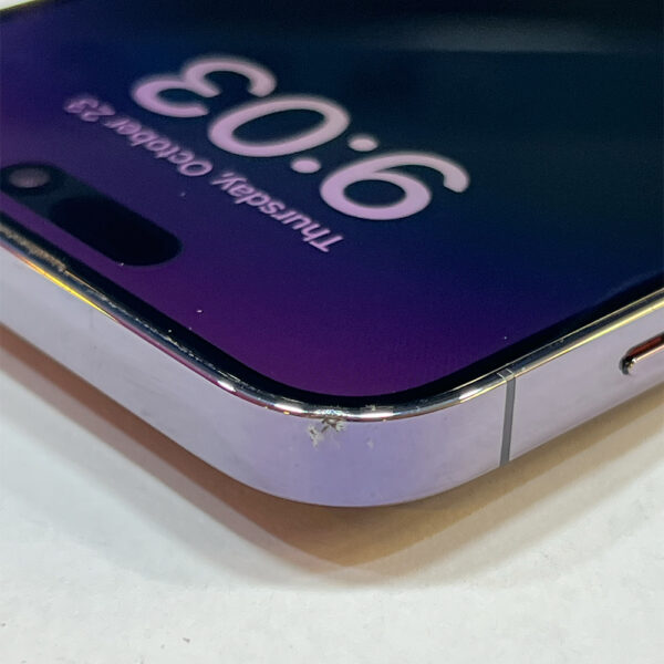 گوشی موبایل دست دوم iPhone 14 ProMax رنگ بنفش ظرفیت  256GB دوسیم ZA بدون رجیستری