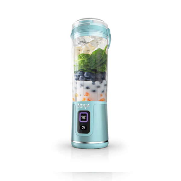 مخلوط کن شارژی نینجا مدل Ninja Blast Portable Blender رنگ آبی روشن