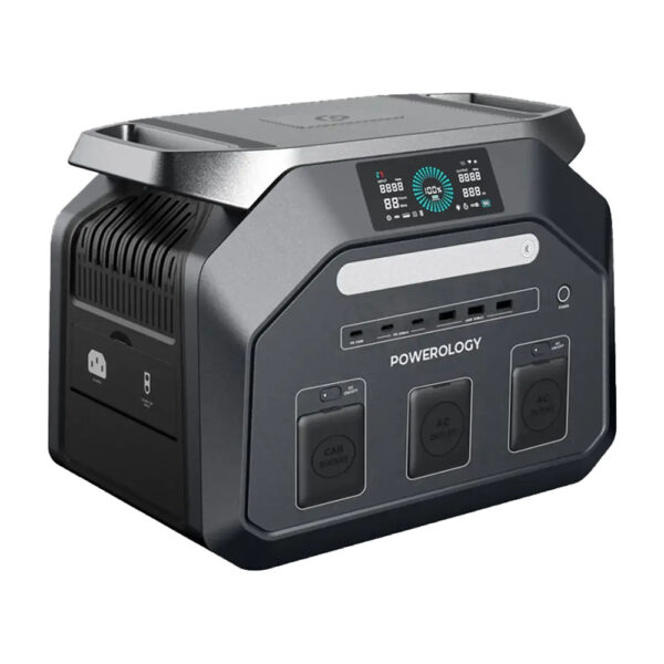 پاور استیشن پاورلوژی Powerology Dynamic1800 Portable Power Station 1800W رنگ مشکی